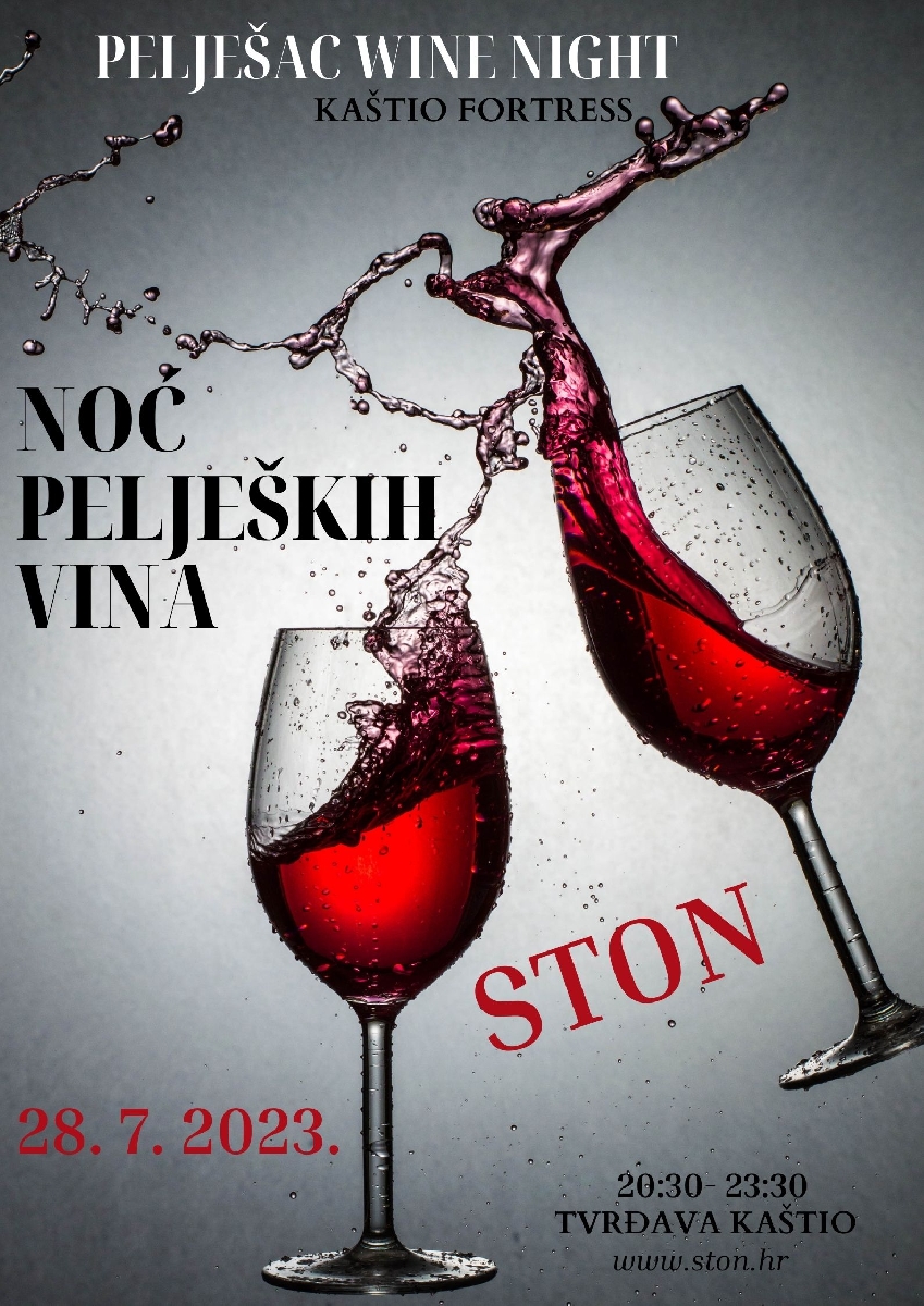 Noć peljeških  vina 2024. - Ston - Nastupa Marko Pecotić