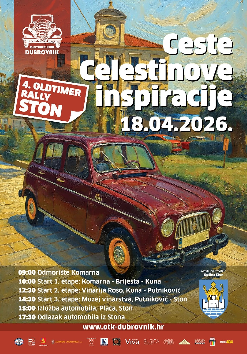 4. OLDTIMER RALLY STON: CESTE CELESTINOVE INSPIRACIJE