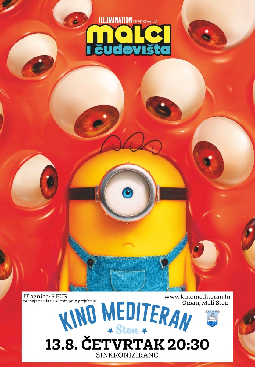 Kino Mediteran- Dječji film Malci i  čudovišta