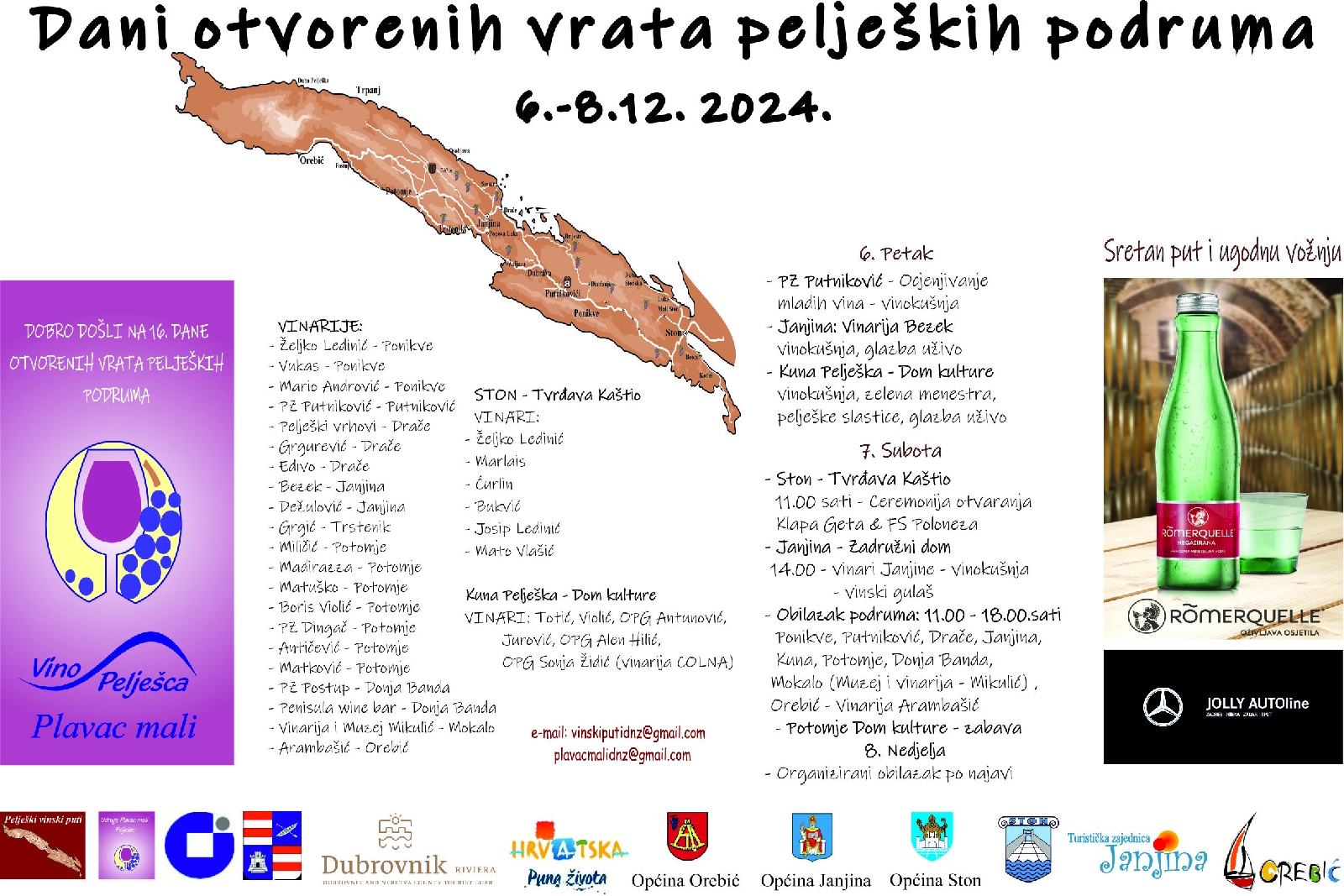 Dani otvorenih vrata peljeških podruma